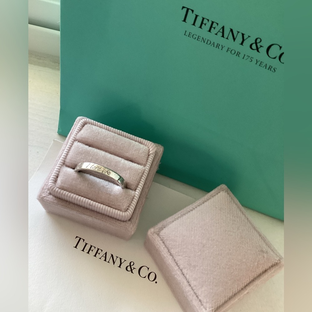 Tiffany & Co I Love You Band ring
